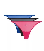3PACK Women's Thongs Tommy Hilfiger multicolor