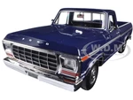 1979 Ford F-150 Pickup Truck Dark Blue 1/24 Diecast Model Car by Motormax