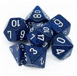 Sada kostek Chessex Speckled Polyhedral 7-Die Set - Stealth