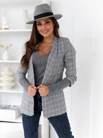 Jacket grey Och Bella BI-24155-I