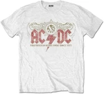 AC/DC Camiseta de manga corta Oz Rock Unisex Blanco L