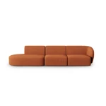 Pomarańczowa sofa 302 cm Shane – Micadoni Home