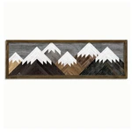 Obraz Mountains, 120x35 cm