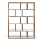 Biało-naturalny regał 150x198 cm Berlin – TemaHome