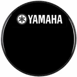 Yamaha P31022YB42223 22" Black Cabeza de tambor resonante