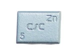 Ferdus Závaží samolepící zinkové ZNC, šedý lak, různé hmotnosti Varianta: ZNC 25 g. šedý lak. 1 ks