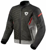 Rev'it! Jacket Torque 2 H2O Grey/Red 2XL Textilná bunda