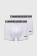 Boxerky Aeronautica Militare 2-pak pánske, biela farba, AM1UBX004,