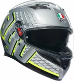 AGV K3 Fortify Grey/Black/Yellow Fluo S Casco