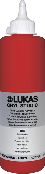 Lukas Cryl Studio Peinture acrylique 500 ml Vermilion