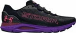 Under Armour Men's UA HOVR Sonic 6 Storm Running Shoes Black/Metro Purple/Black 43 Straßenlaufschuhe