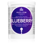 Kallos KJMN Professional Blueberry revitalizační maska pro suché, poškozené a chemicky ošetřené vlasy 1000 ml Kallos KJMN Professional Blueberry revitalizační maska pro suché, poškozené a chemicky ošetřené vlasy 1000 ml