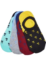 Ponožky Reccyled Yarn Invisbile Palmtree Socks 4-balení vícebarevné Ponožky Reccyled Yarn Invisbile Palmtree Socks 4-balení vícebarevné