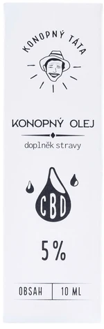 KONOPNÝ TÁTA CBD Konopný olej 5% 10 ml
