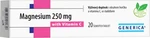 GENERICA MAGNESIUM 250 mg + VITAMIN C 20 šumivých tablet