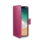 CELLY Wally flipové pouzdro pro Apple iPhone X/XS pink