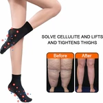 Tourmaline Ionic Body Shaping Stretch Socks With Gel Point Better Blood Circulation Massage Socks 10 Pairs Perfect Edge Liner