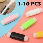 1-10PCS Cable Protector Earphone Headphone Silicone Durable Protective Cover Phone Charging Cable Data Cord Organizer Management