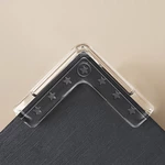2pcs Silicone Safety Furniture Edge Banding Corner Guards Aluminum Angles Windows Anti-bump Head Protector Child Anti-collision