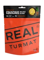 Dehydrované jídlo Kuskus s čočkou a špenátem Real Turmat® (Barva: Oranžová)