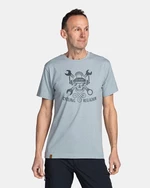 Pánské bavlněné triko Kilpi SKULLY-M Světle šedá