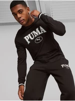 Black Mens Long Sleeve T-Shirt Puma Squad - Men