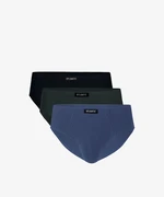 Classic men's briefs ATLANTIC 3Pack - khaki/black/blue