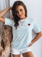 Women's striped T-shirt ELLA ROSE white Dstreet