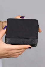 Polo Air Men's Jeans Patterned Sports Wallet Black