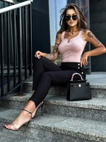 Pants black Och Bella OB-055.black