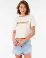 T-shirt Rip Curl GOLDEN STATE CROP TEE Bone