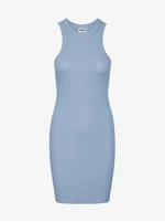 Light blue women's sheath basic dress Noisy May Maya - Women