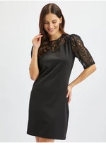 Orsay Černé dámské šaty s krajkou - Dámské