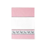 Zwoltex Unisex's Dish Towel In Package Folk Pink/Pattern