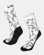 Unisex sports socks KILPI FINISHER-U White