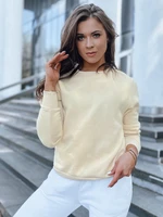 FASHION II ecru women's sweatshirt Dstreet