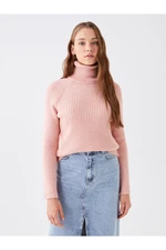 LC Waikiki Women's Turtleneck Straight Long Sleeve Knitwear Sweater
