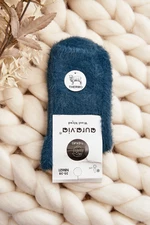 Warm Smooth Women's Alpaca Socks Blue