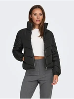 Black Ladies Quilted Jacket JDY Finno - Women