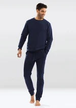 DKaren Man's Set Justin Navy Blue