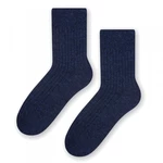 Steven vlněné 093 tmavě modré Dámské ponožky 35/37 Melanžová