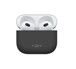 Ultratenké silikonové pouzdro pro Apple Airpods 3, FIXED  Silky, černá