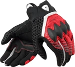 Rev'it! Gloves Veloz Black/Red L Guanti da moto