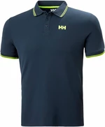 Helly Hansen Men's Kos Quick-Dry Polo Tričko Navy/Lime Stripe S