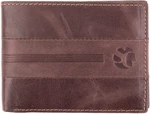SEGALI Pánská kožená peněženka 966 brown