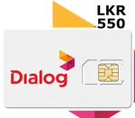 Dialog 550 LKR Mobile Top-up LK