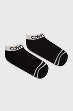Ponožky Calvin Klein dámske, čierna farba, 701218775