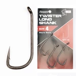Nash háčiky twister long shank micro barbed 10 ks-veľkosť 4