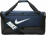 Nike Brasilia 9.5 Duffel Bag Midnight Navy/Black/White 60 L Športová taška