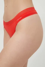 Kalhotky brazilky Calvin Klein Underwear červená barva, 000QF6307E